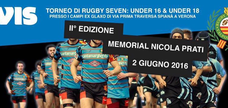 AVIS e Rugby Valpolicella: il 2 giugno il Memorial Nicola Prati